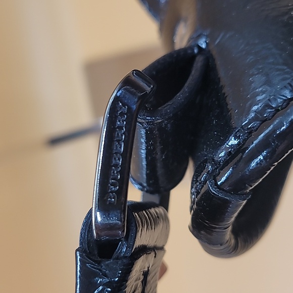 BURBERRY Beat Check Small Brooklyn Hobo Blk Gray Wht - Picture 5 of 12